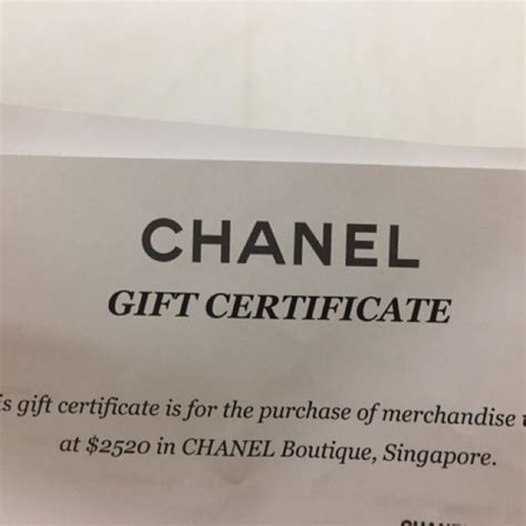 chanel gift voucher|chanel gift card australia.